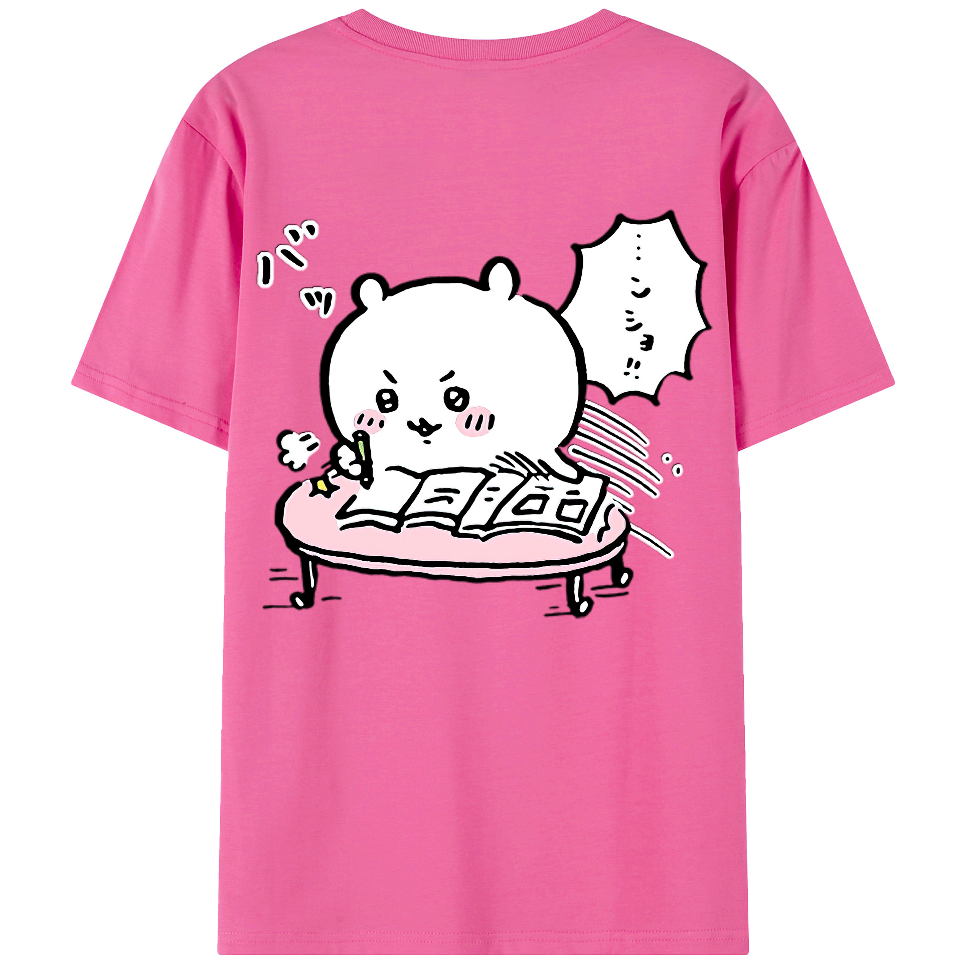 （画像用） ちいかわ ちいかわ Chii-kawa chiikawa レディース半袖Tシャツ(バックプリント)